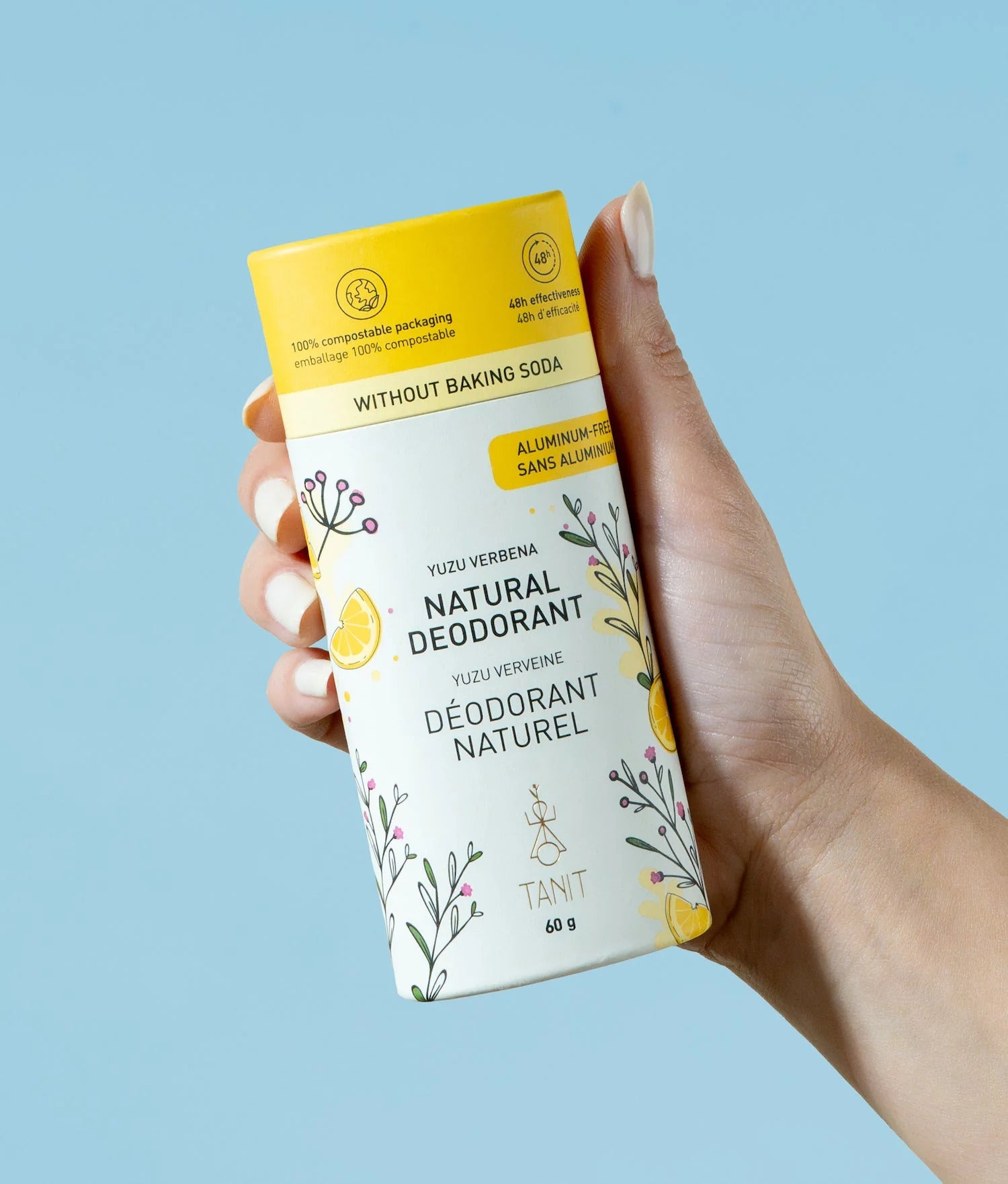 NATURAL SOLID DEODORANT YUZU VERBENA 60G