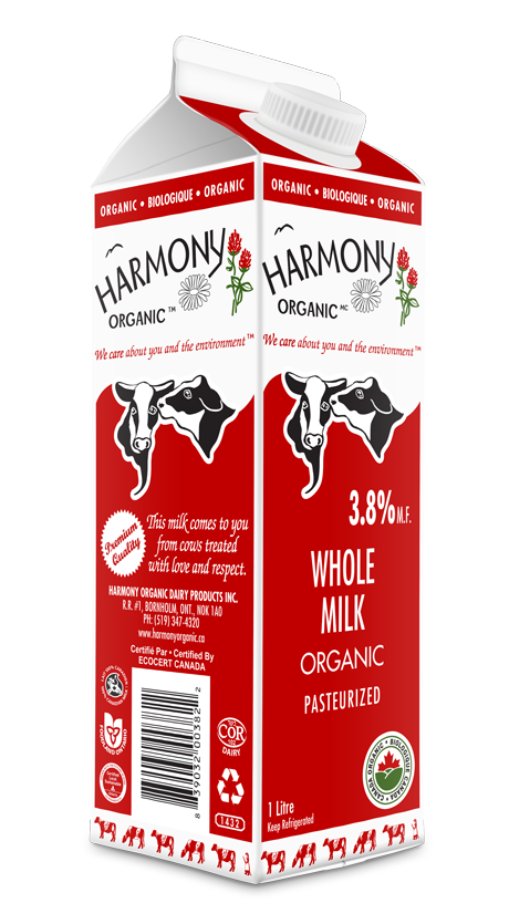 ORGANIC 3.8% MILK (CARTON) 1L