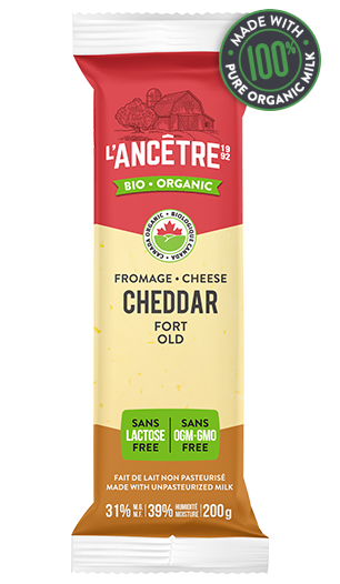 ORGANIC CHEDDAR CHEESE EXTRA OLD 200G