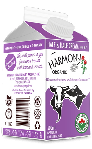 ORGANIC HALF & HALF 10% CREAM (CARTON) 500ML