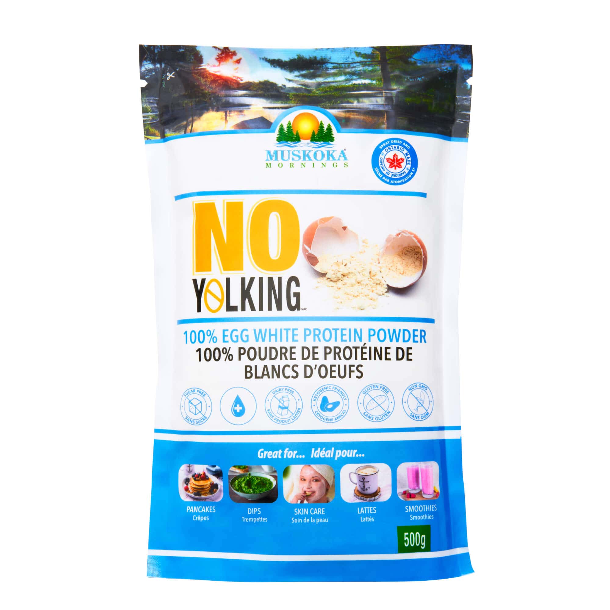 NO YOLKING 100% EGG WHITE PROTEIN POWDER 500G