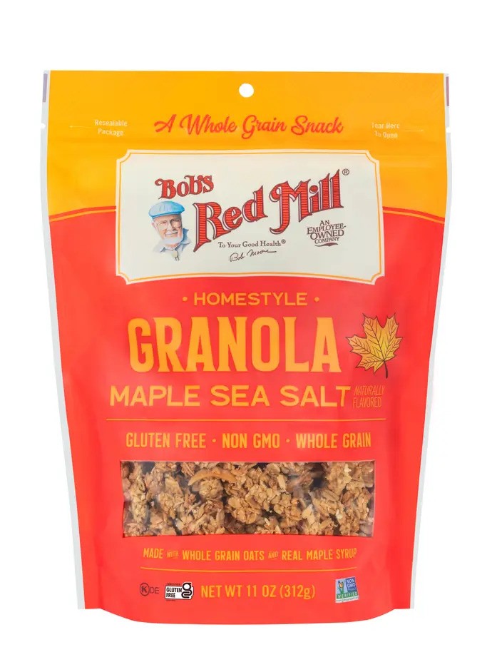 HOMESTYLE GRANOLA MAPLE SEA SALT 312G