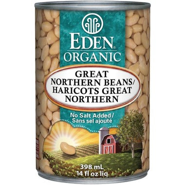 ORGANIC GREAT NORTHERN BEANS 398ML