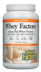 WHEY FACTORS GRASS FED WHEY PROTEIN UNFLAVOURED 1KG