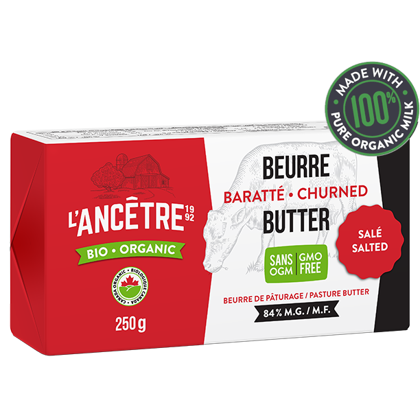 ORGANIC SALTED BUTTER 250G