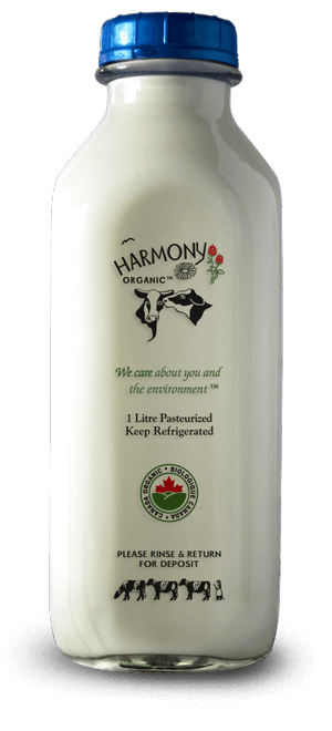 ORGANIC 2% MILK (GLASS) 1L