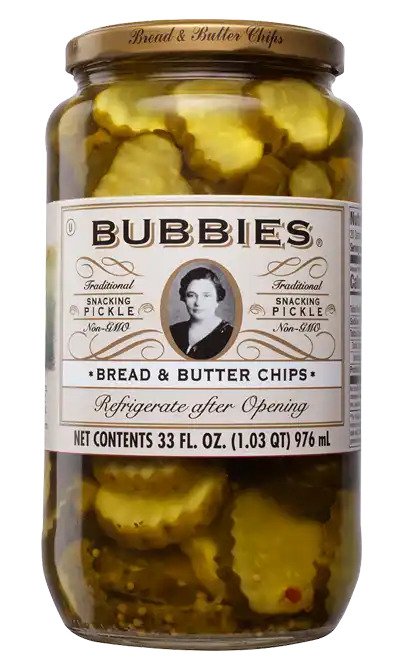 BREAD & BUTTER CHIPS PICKLES 1L