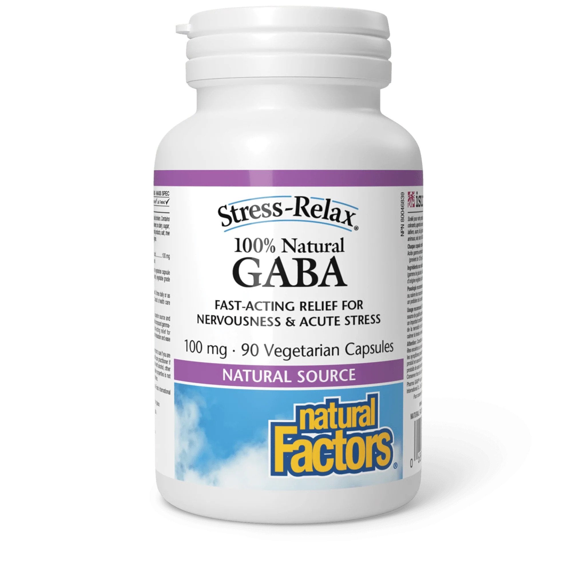 100% NATURAL GABA 100MG 90C
