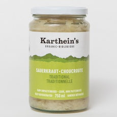 RAW TRADITIONAL SAUERKRAUT 750ML
