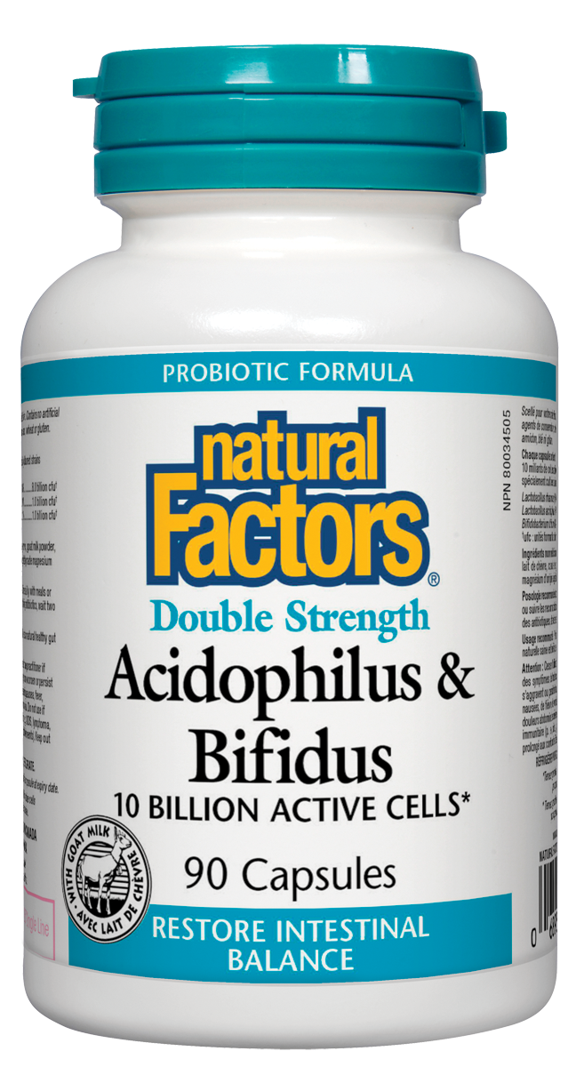 ACIDOPHILUS & BIFIDUS DOUBLE STRENGTH 90C