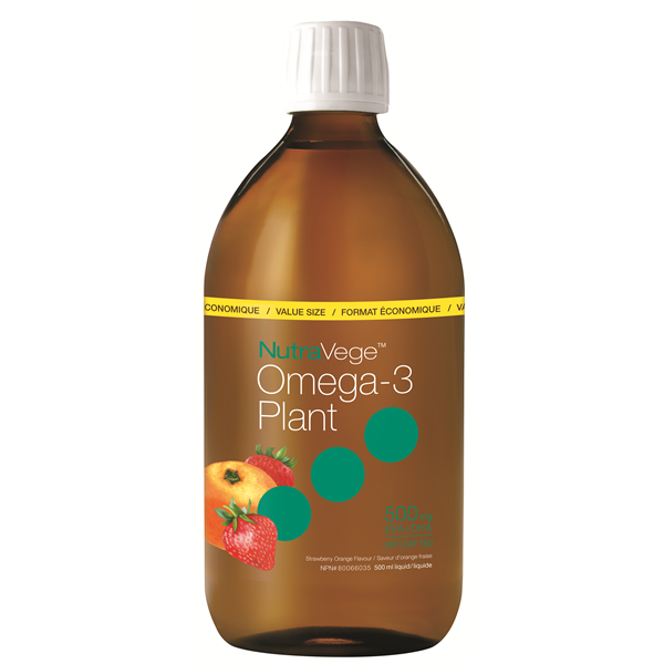 NUTRAVEGE OMEGA 3 STRAWBERRY 500ML