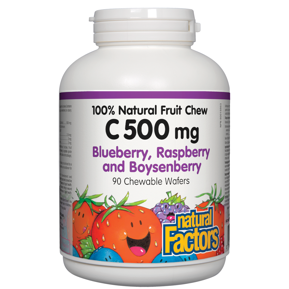 C-500 BLUEBERRY RASPBERRY BOYSENBERRY 90 CHEWS