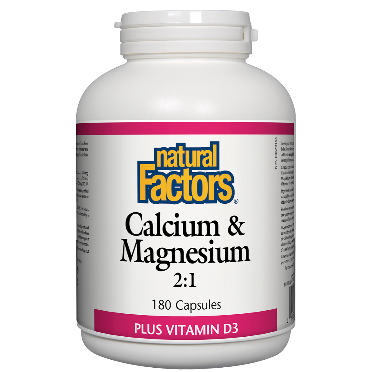 CALCIUM & MAGNESIUM 2:1 + D3 180C