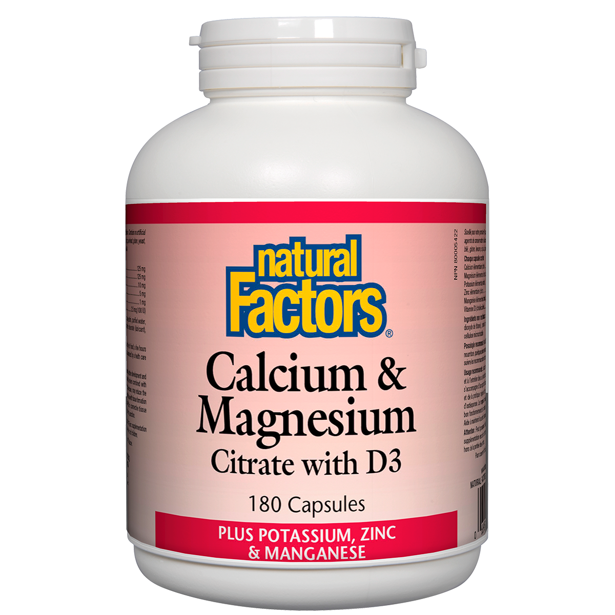 CALCIUM & MAGNESIUM CITRATE + D3 180C