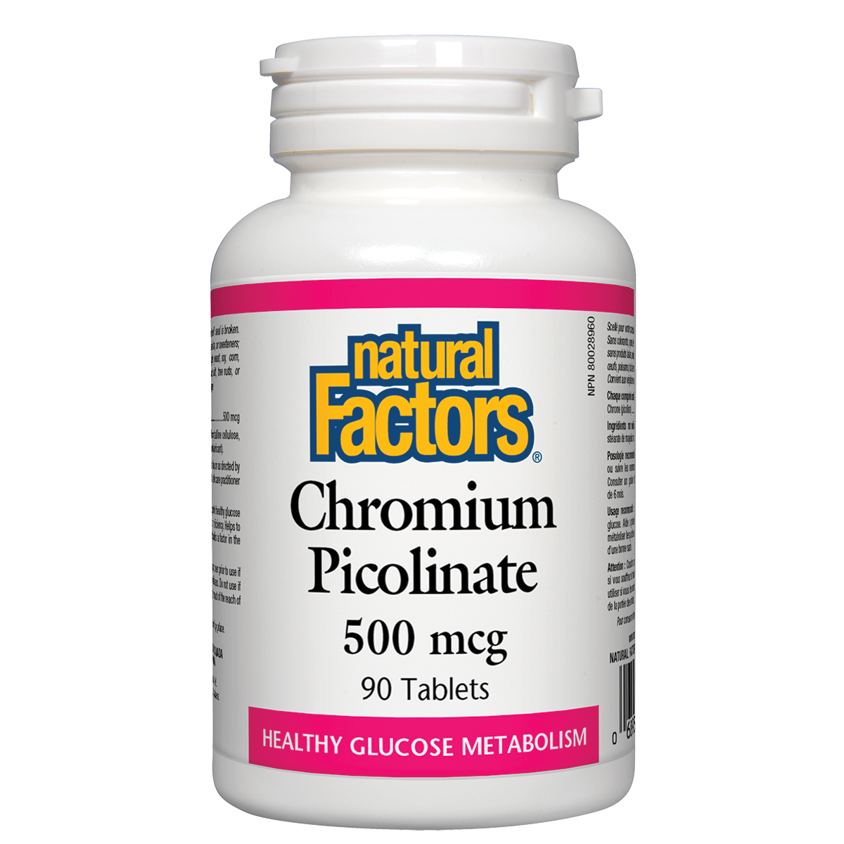CHROMIUM 500MCG 90T