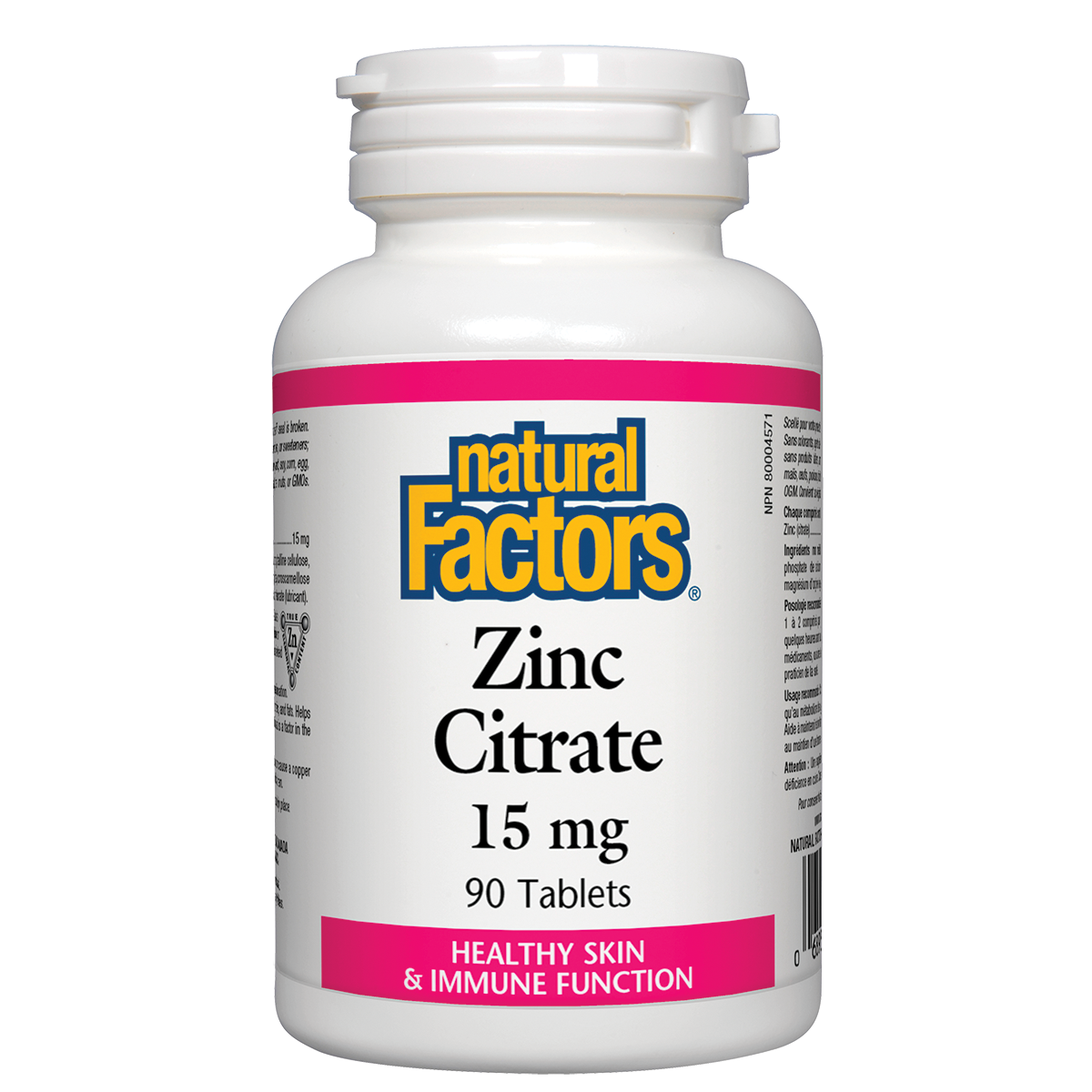 ZINC CITRATE 15MG 90T