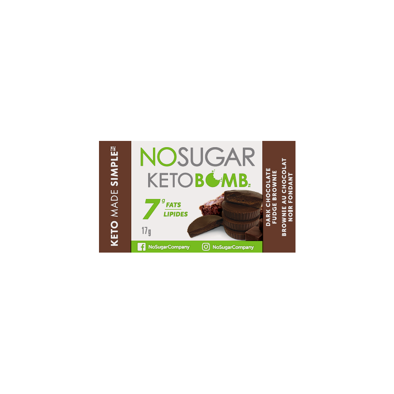 NO SUGAR KETO BAR CHOCOLATE FUDGE BROWNIE