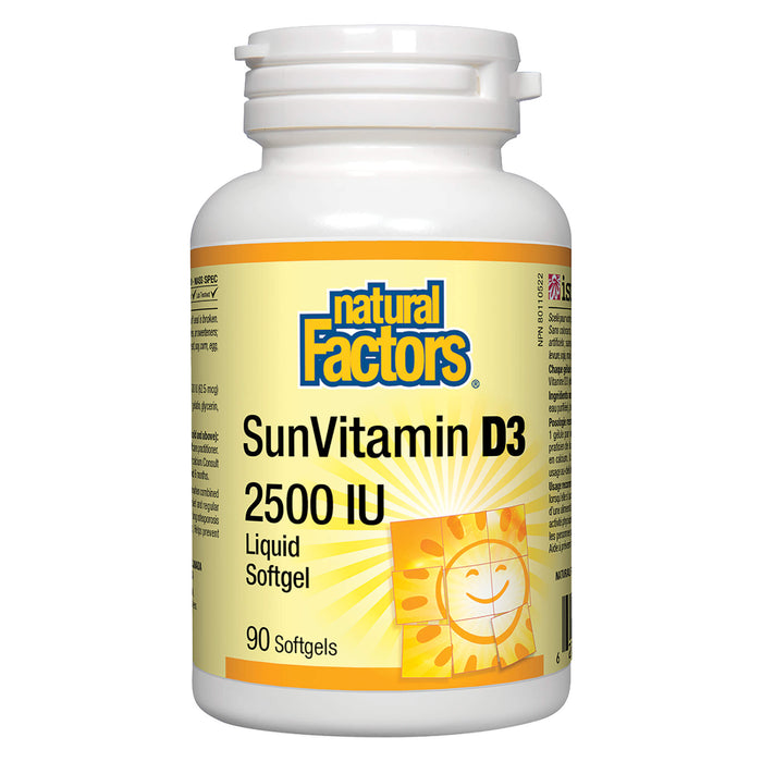 SUNVITAMIN D3 2500IU 90SG