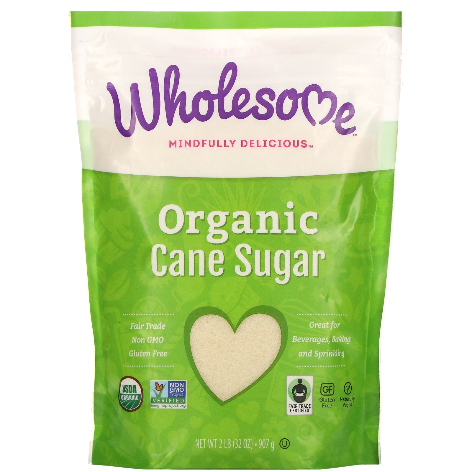 ORGANIC CANE SUGAR 2LB