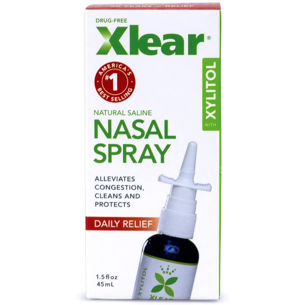 NASAL SPRAY, XYLITOL & SALINE 45ML