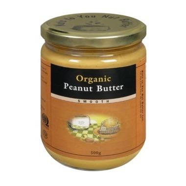 ORGANIC PEANUT BUTTER SMOOTH 500G