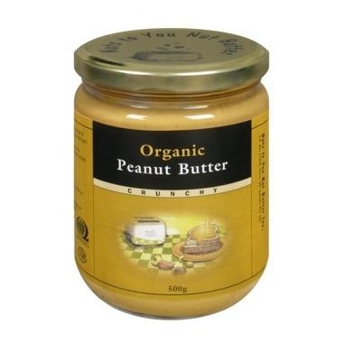 ORGANIC PEANUT BUTTER CRUNCHY 500G