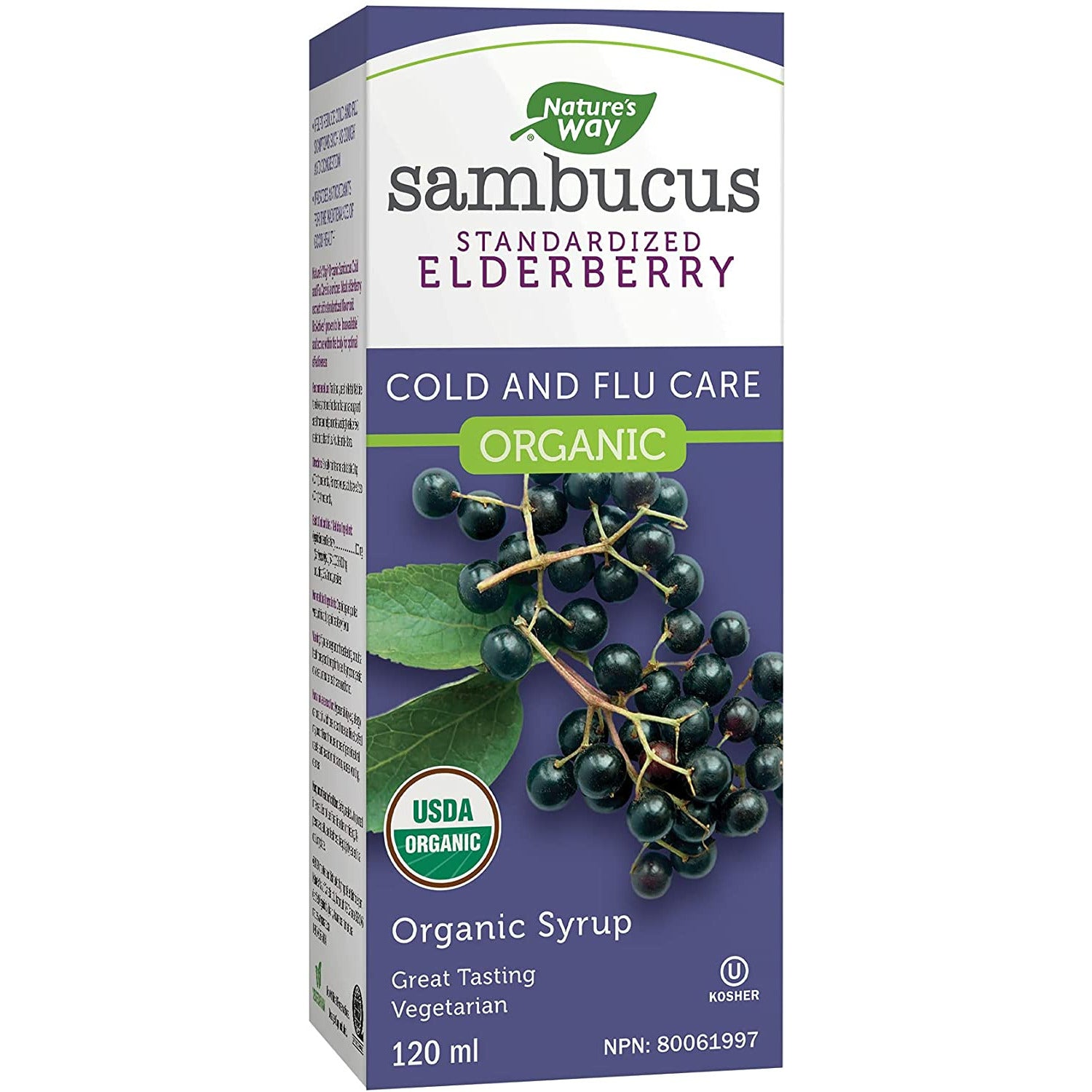 ORGANIC SAMBUCUS IMMUNE SYRUP 120ML