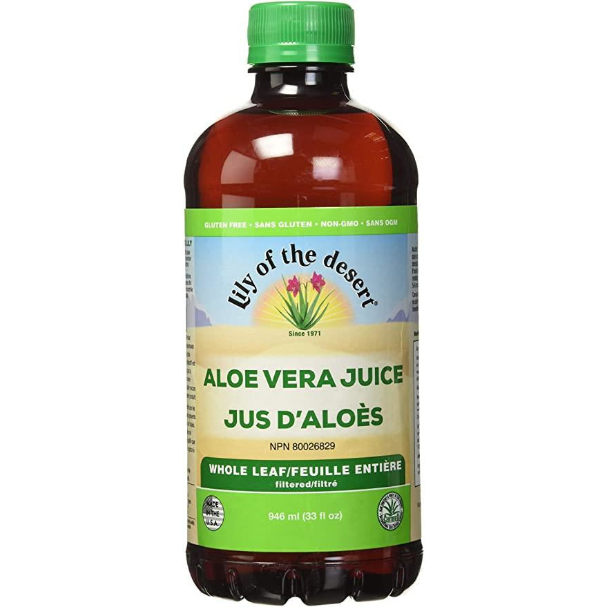 ALOE VERA JUICE ORGANIC WHOLE LEAF 32OZ