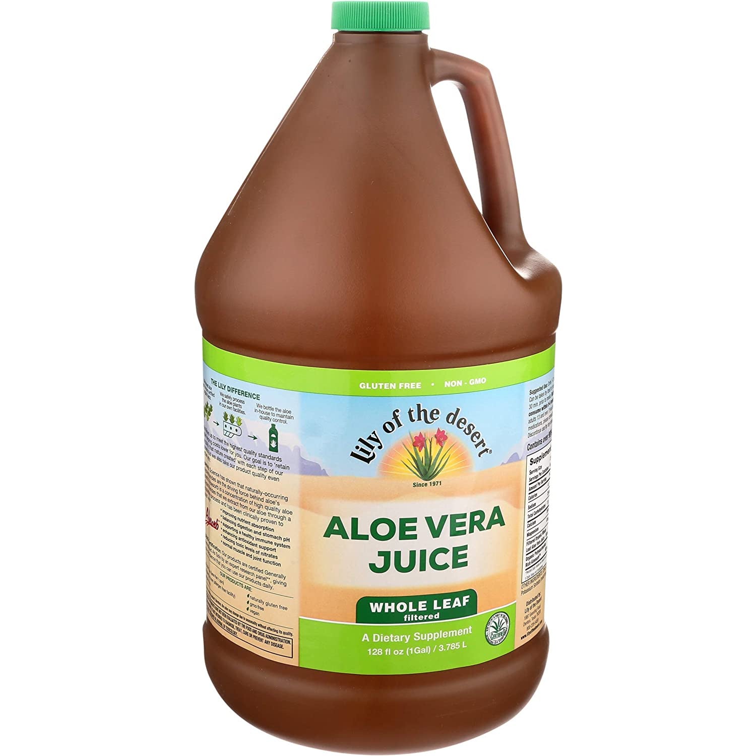 ALOE VERA WHOLE LEAF JUICE 128OZ