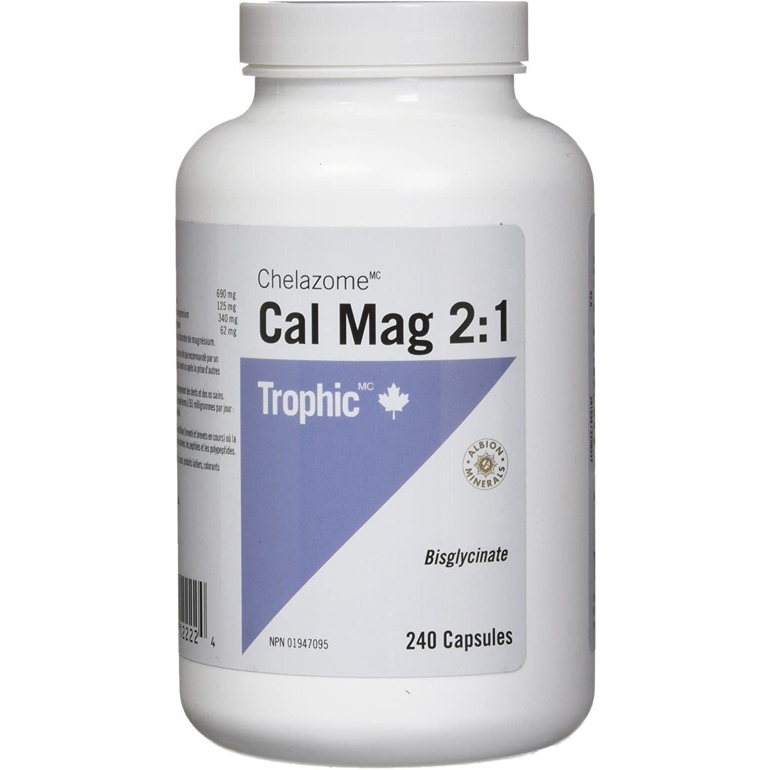 CALCIUM + MAGNESIUM CHELATE 240C