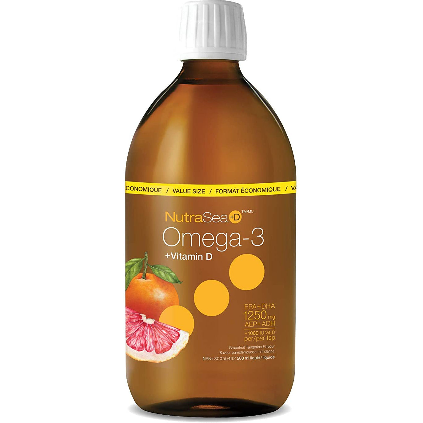 OMEGA 3 + VITAMIN D GRAPEFRUIT 500ML