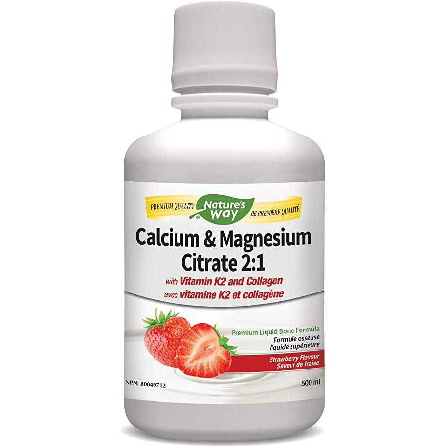 CALCIUM MAGNESIUM CITRATE 2:1 STRAWBERRY 500ML