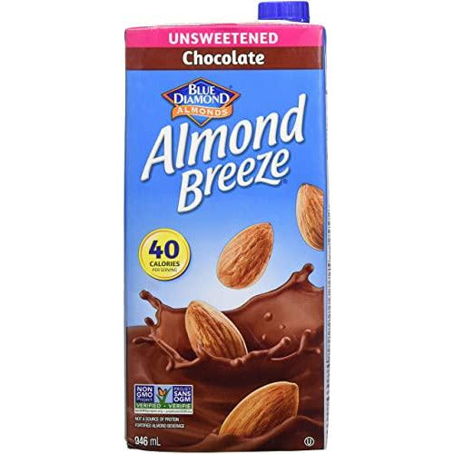 ALMOND BREEZE UNSWEETENED CHOCOLATE 946ML