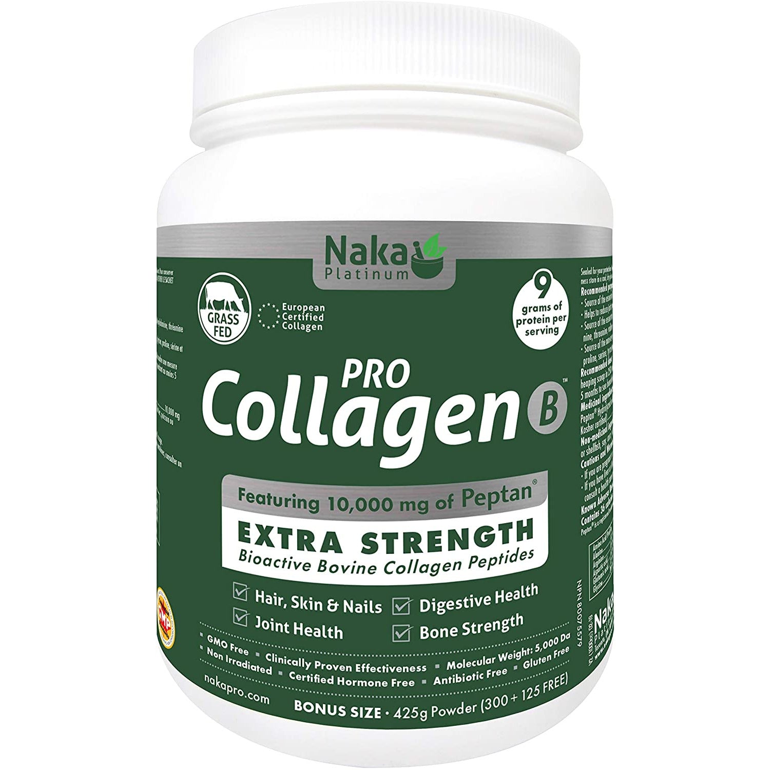 COLLAGEN BOVINE UNFLAVOURED 425G