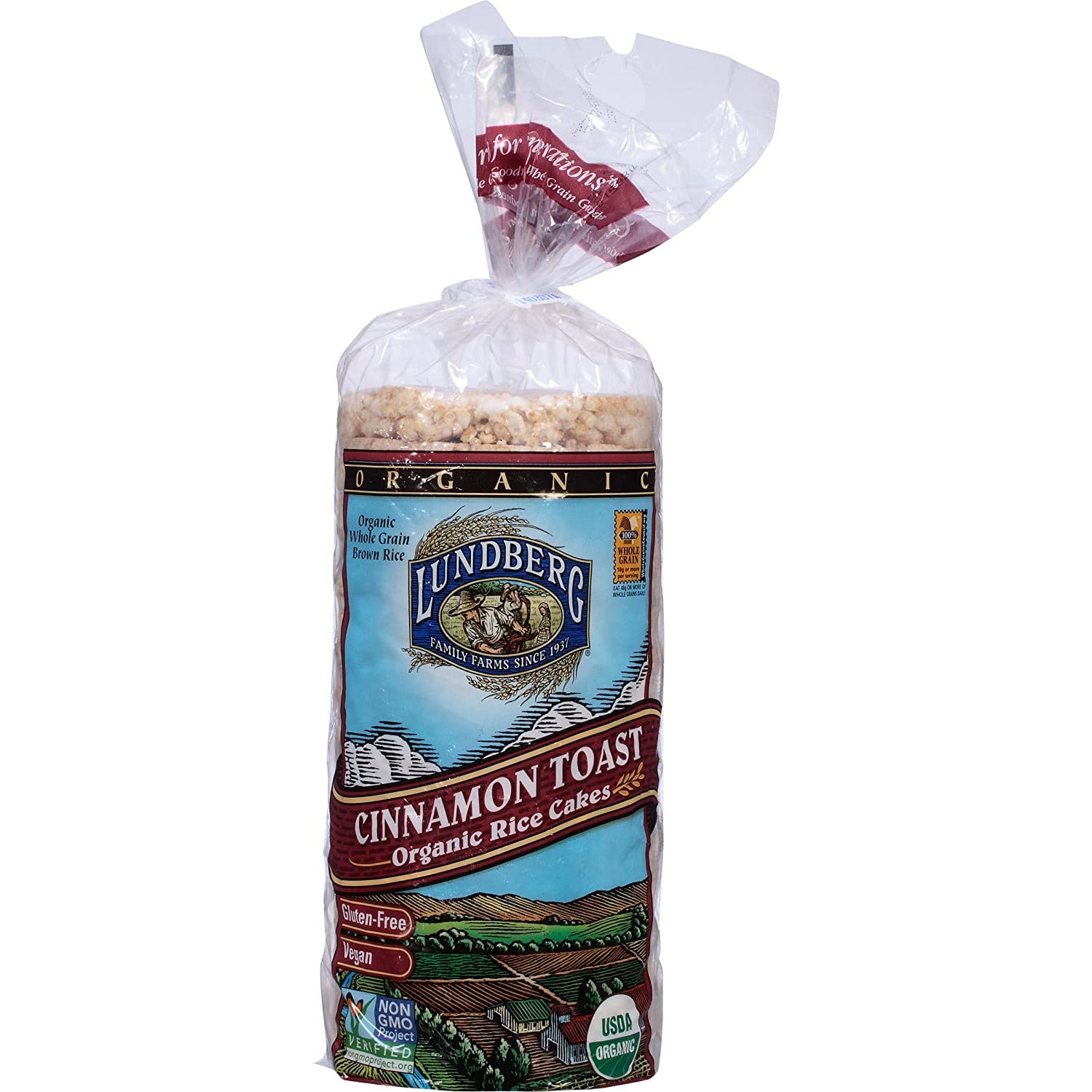 ORGANIC RICE CAKES CINNAMON TOAST