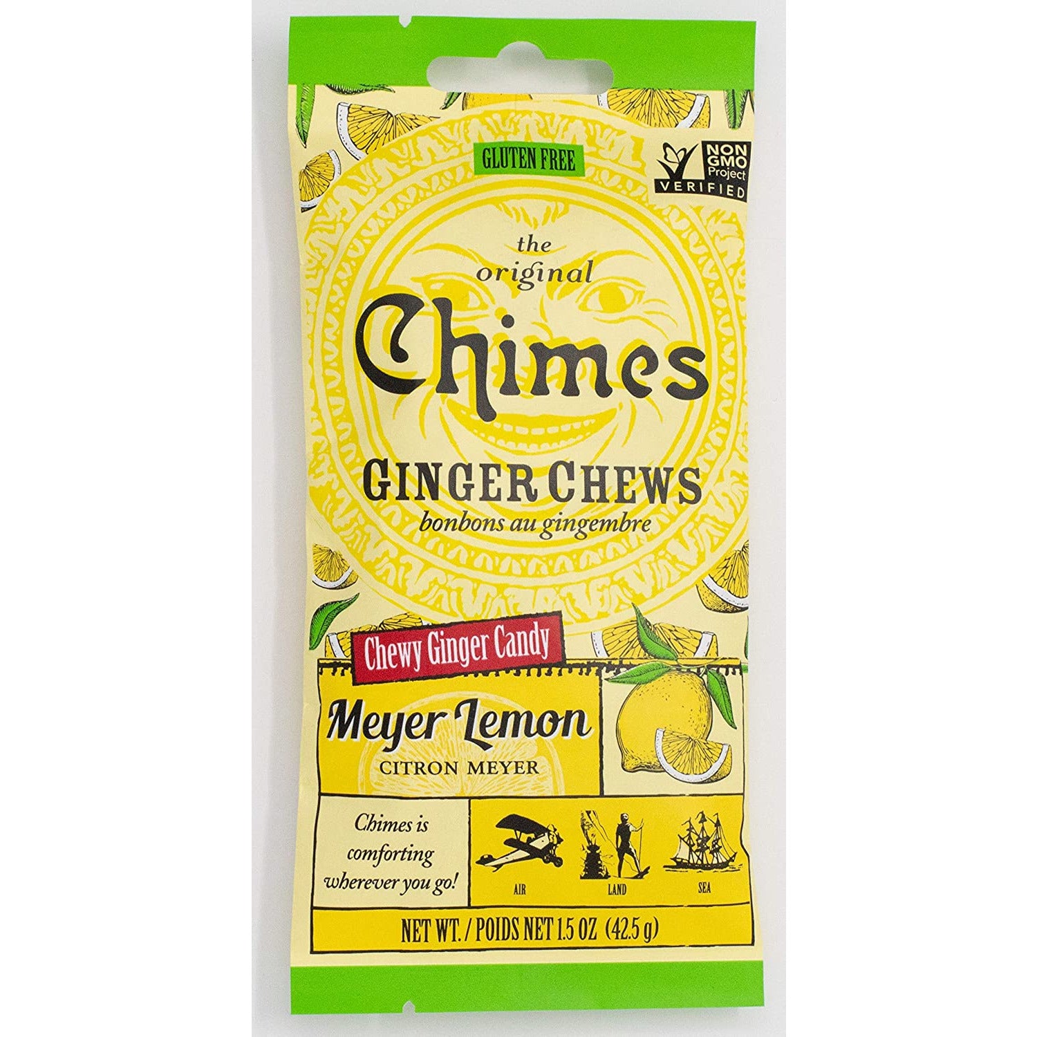GINGER CHEWS MEYER LEMON 42.5G