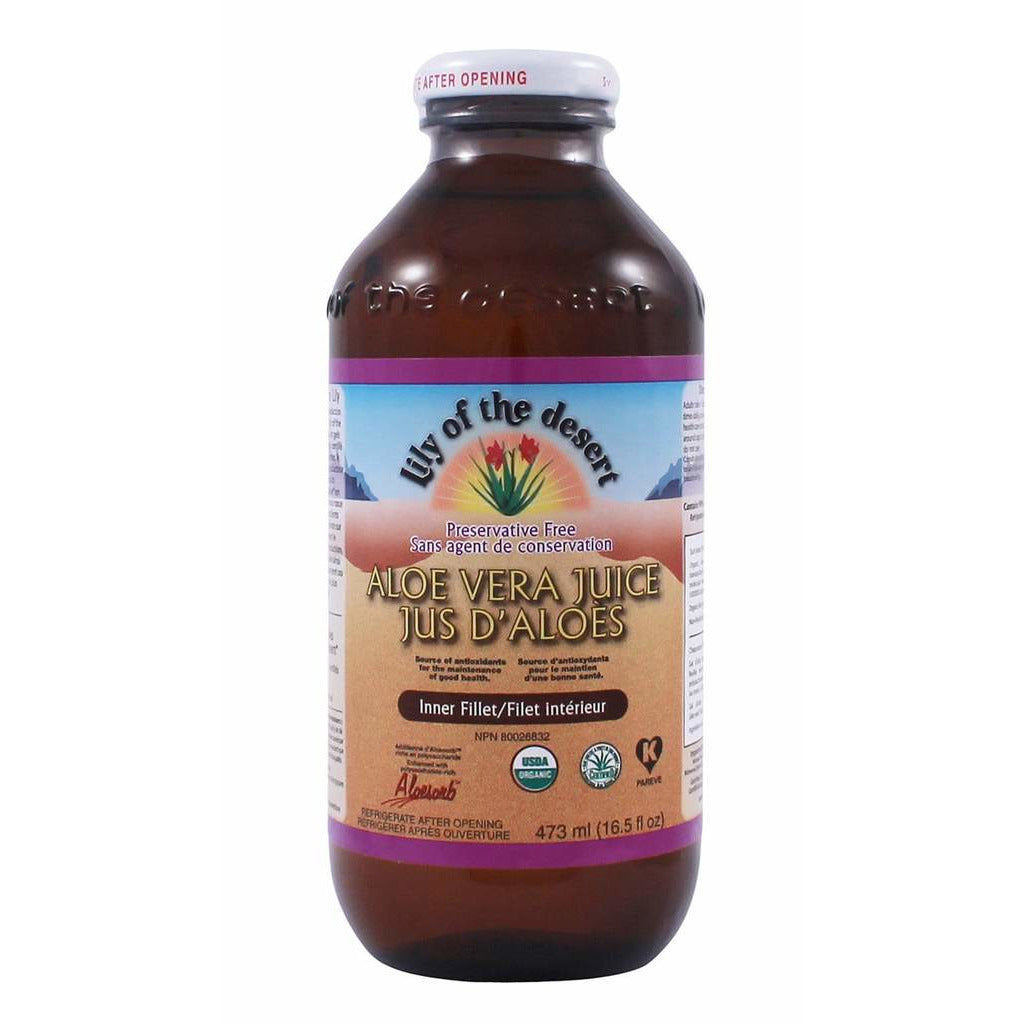 ALOE VERA JUICE ORGANIC 16OZ