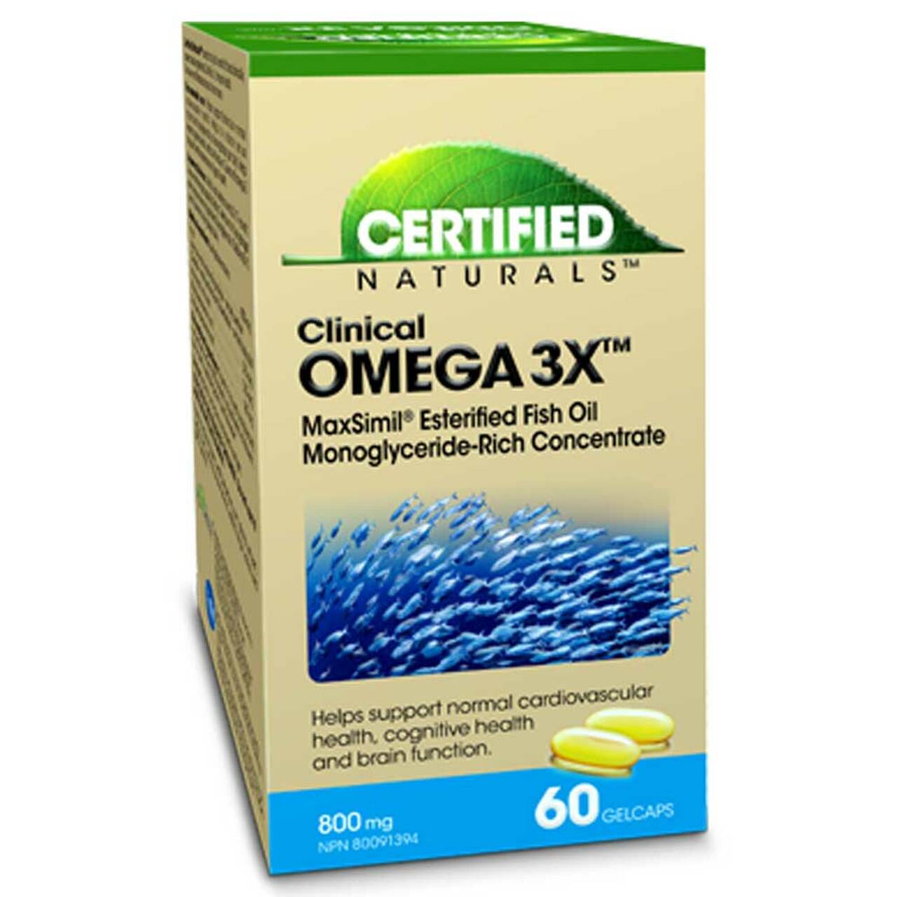 CLINICAL OMEGA 3X FISH OIL 60SG