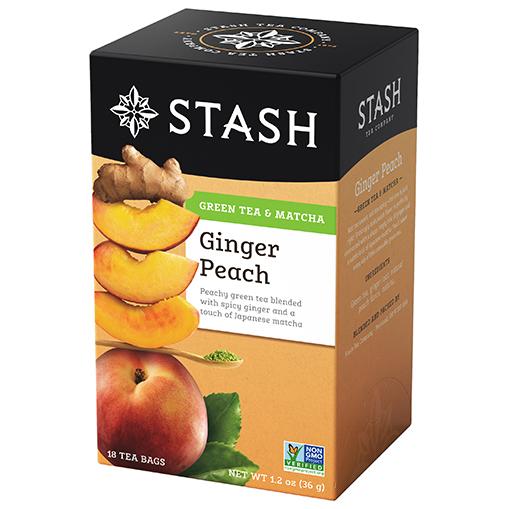 GINGER PEACH GREEN TEA 18B