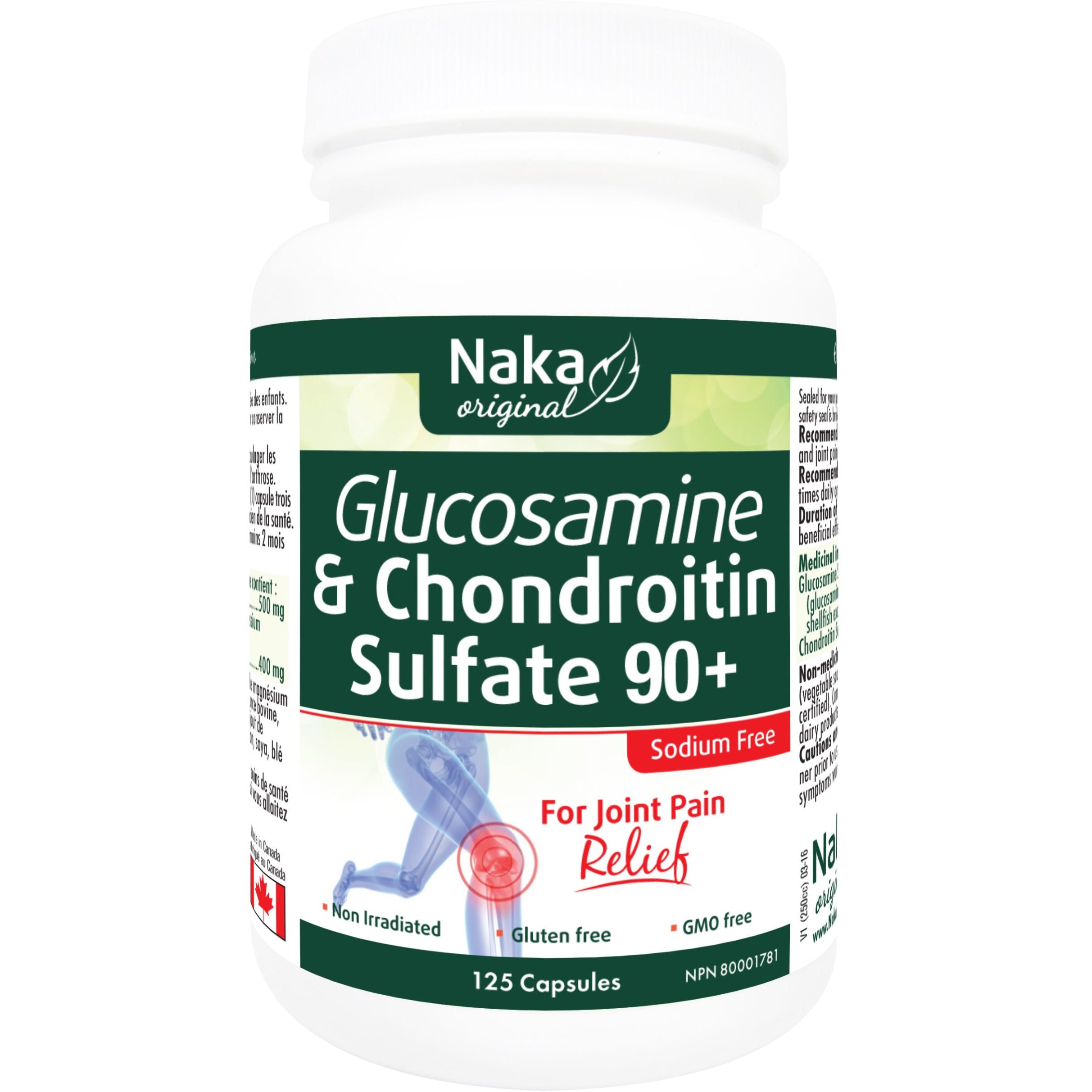 GLUCOSAMINE & CHONDROITIN SULFATE 90+ 125C