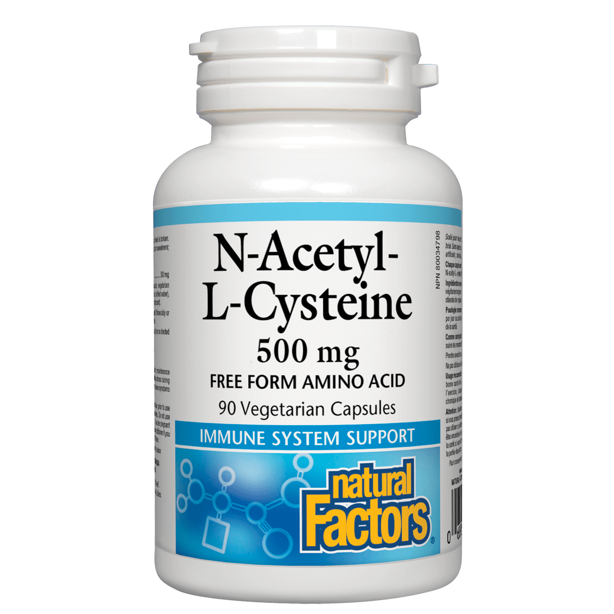 N-ACETYL-L-CYSTEINE 500MG 90C