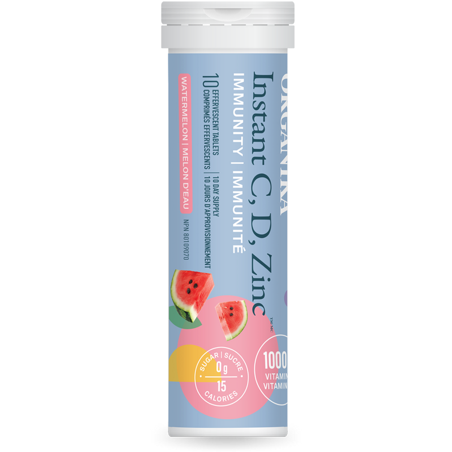 INSTANT IMMUNITY C + D + ZINC WATERMELON 10T