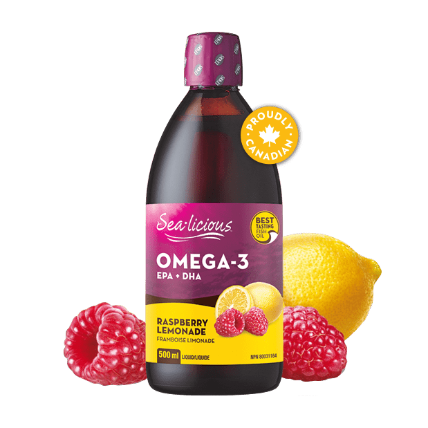 OMEGA 3 RASPBERRY LEMONADE 500ML