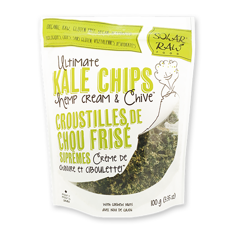 KALE CHIPS HEMP CREAM & CHIVE
