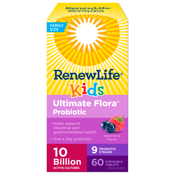 ULTIMATE FLORA KIDS PROBIOTIC 10B 60 CHEWS