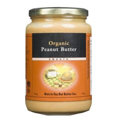 ORGANIC PEANUT BUTTER SMOOTH 750G