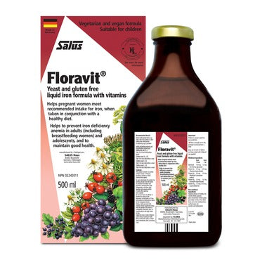 FLORAVIT LIQUID IRON GLUTEN FREE 500ML
