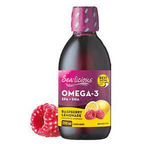 OMEGA 3 RASPBERRY LEMONADE 250ML