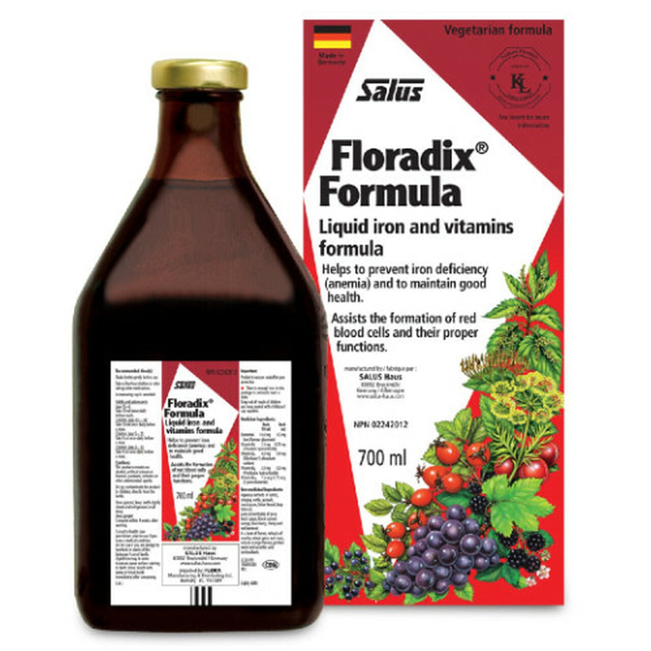 FLORADIX LIQUID IRON 700ML