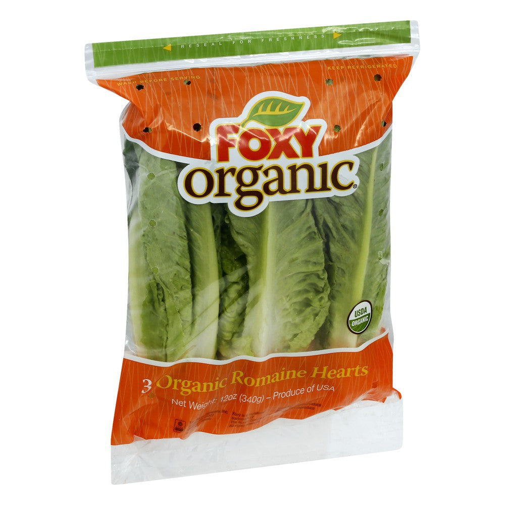 ORGANIC ROMAINE LETTUCE HEARTS (3PACK)